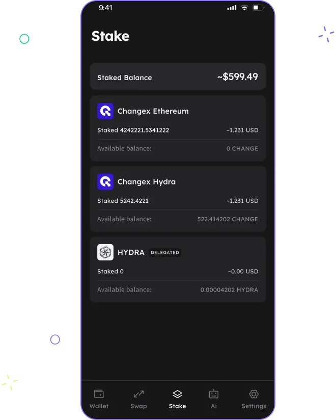 Changex Crypto Wallet